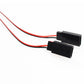 JFtech 300mm Servo Y Harness JR Futaba Plug 1 to 2 Y Servo Extension Extend Lead Wire Cord Cable for RC Airplane Car (Pack of 10