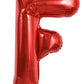 Toniful 40 Inch Large Bright Red Letter Balloons A-Z, Giant Jumbo Helium Foil Mylar Big Letter F Balloons For Birthday Party Ann