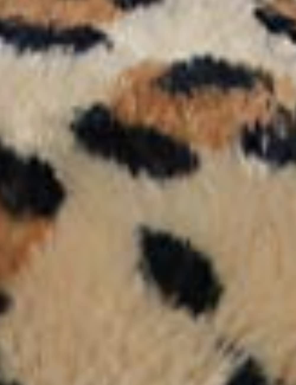 Ty Livvie Leopard Beanie Boo Plush Stuffed Animal, 15cm, Multi-coloured, Model 36367