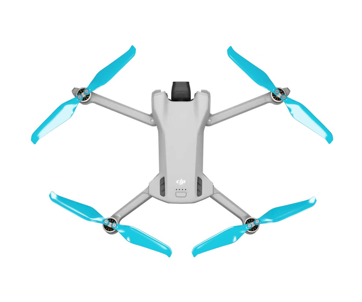 Master Airscrew Stealth Propellers for DJI Mini 3 - Blue, 4 propellers in Set