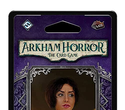Fantasy Flight Games Arkham Horror The Card Game Jacqueline Fine Starter Deck - Unleash Mystic Powers! Lovecraftian Cooperative Living Card Game, Ages 14+, 1-4 Players, 1-2 Hour Playtime, Made