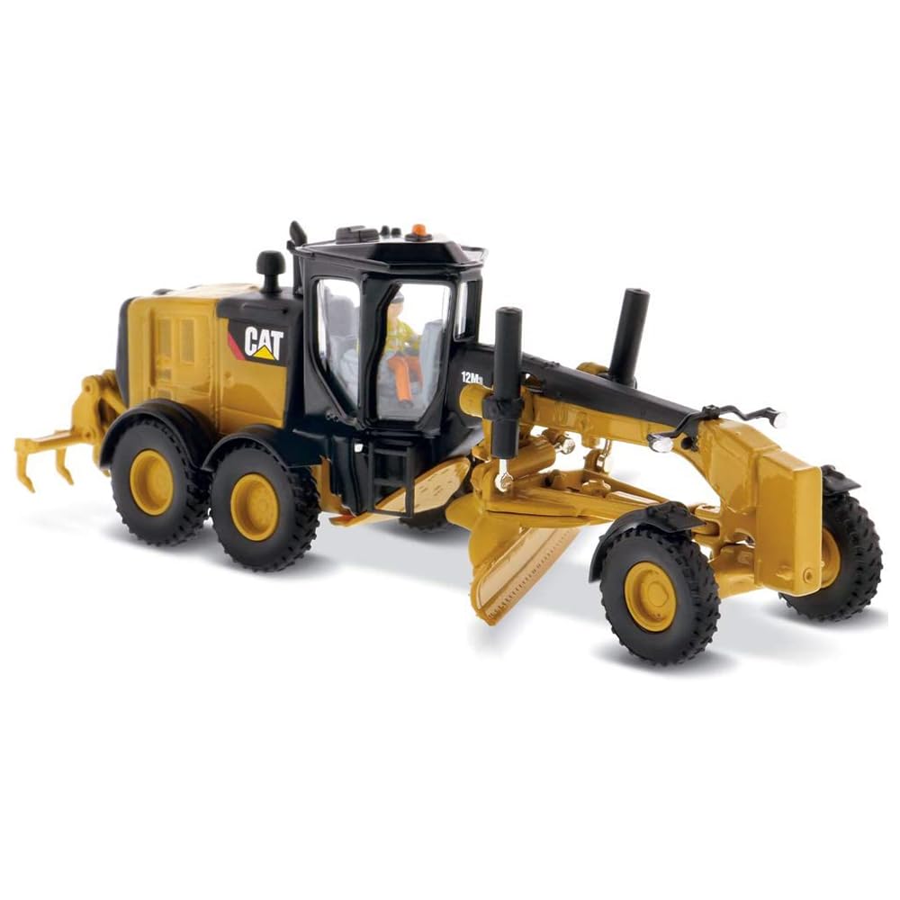 Diecast Masters Caterpillar 12M3 Motor Grader Diecast Vehicle - Yellow, Model DM85520