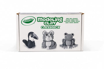Crayola Modeling Clay Classpack (24 Packs), Bulk Modeling Clay for Kids, 12 Colors, Nontoxic, Classroom Supplies for Kids Arts &