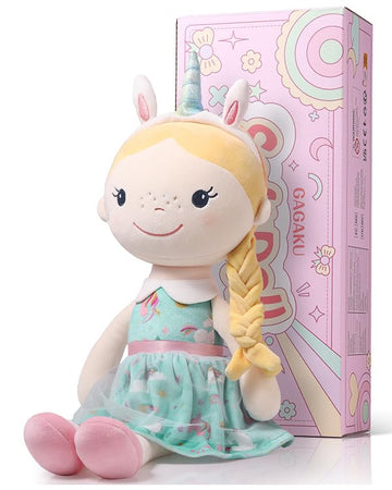 Gagaku Baby Dolls For 1 Year Old Girls (16''),Soft Baby Doll,My First Baby Doll For 1 Year Old Birthday Gift,Christmas Plush Toys Gift For Toddler Kids Infants - Unicorn Girl