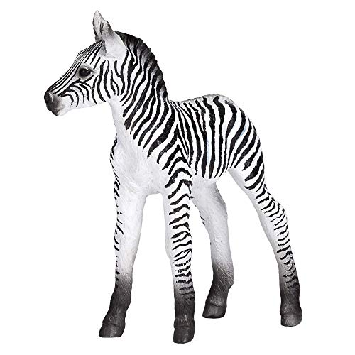 Mojo Zebra Foal Realistic International Wildlife Hand Painted Toy Figurine