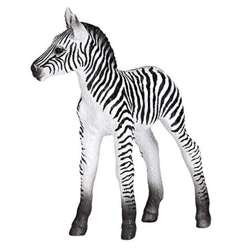 Mojo Zebra Foal Realistic International Wildlife Hand Painted Toy Figurine