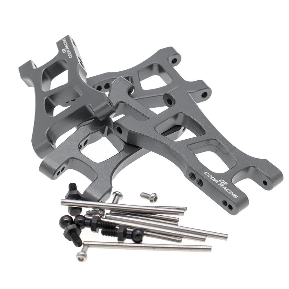 CODA Racing 4-Pack Alloy Front&Rear Suspension Arms for Traxxas 1/18 LaTrax Teton Desert Prerunner SST -Replaces Part 7630