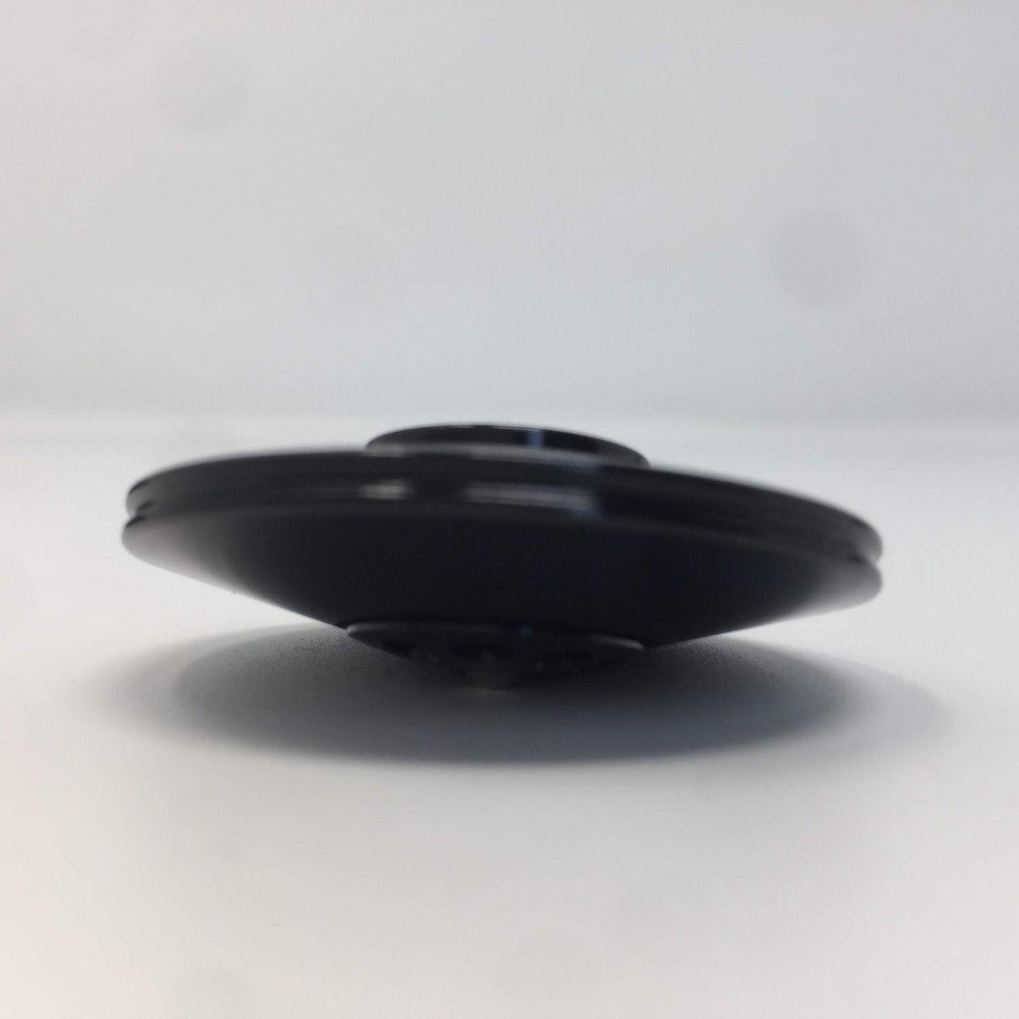 Fxcoolct Mini Size Ufo Flying Saucer Fidget Spinner Figit Hand Best Stress Reducer Relieves Black Color Model No. C011Silver Col
