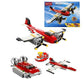 BarodianS Architect Building Blocks 3In1 Aircraft Set, Red And Grey Toy Plane, Hovercraft Construction Kit