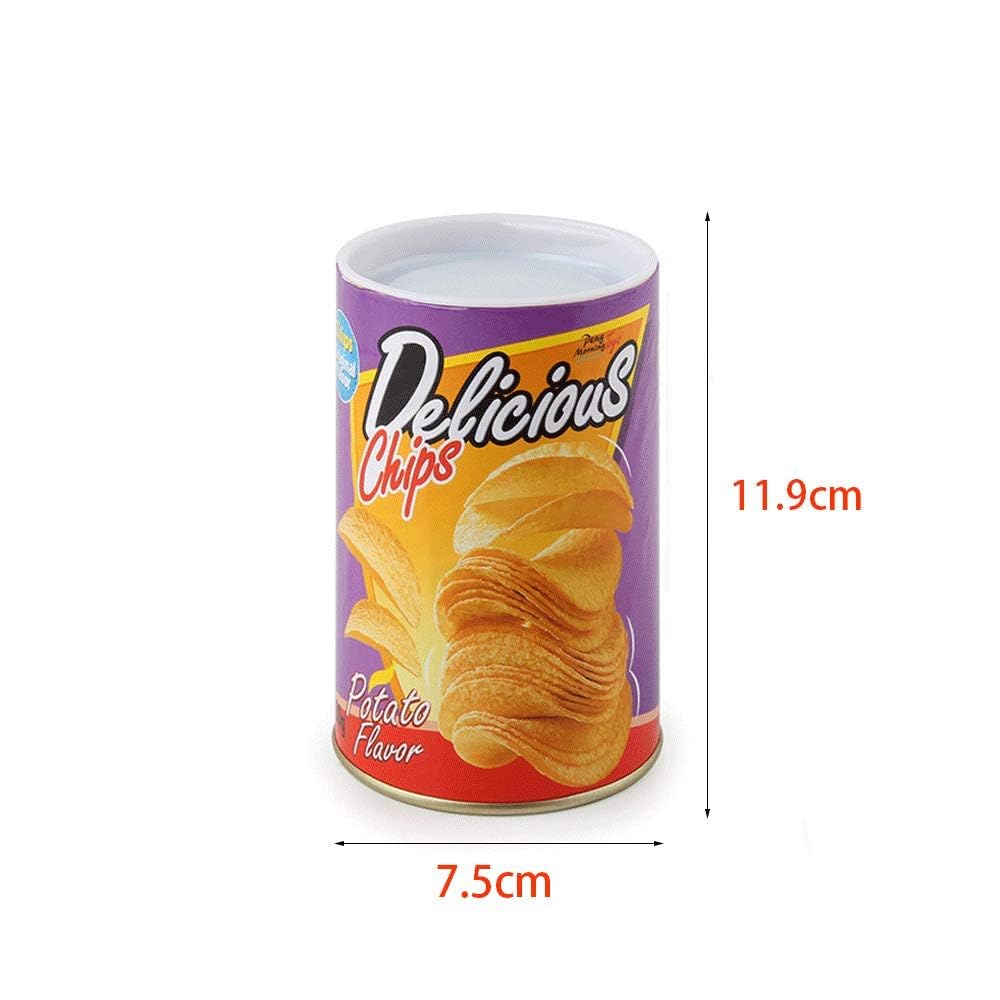Miuion Potato Chip Snake In A Can Funny Prank Large Size For April Fools' Day And Halloween Party Decoration-Mini