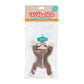 WubbaNub Infant Pacifier - Sloth, Brown Silicone, 1 Count, Model W32706