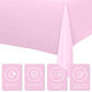 Moukeren 18 Pack Plastic Tablecloths Bulk 54 X 108 Inch Disposable Rectangle Table Covers Waterproof Party Table Cloths For Indo