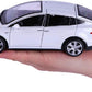 Gidoyi Toy Car Model X, Pull Back Car Toys Alloy Vehicles With Lights And Sound 1:32 Scale Model Car (White)