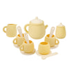 MCGMITT Toy Tea Set, Silicone Tea Party Set for Little Girls Boys, 15 Pcs BPA Free Dishwasher Safe Pretend Tea Set for Toddlers 
