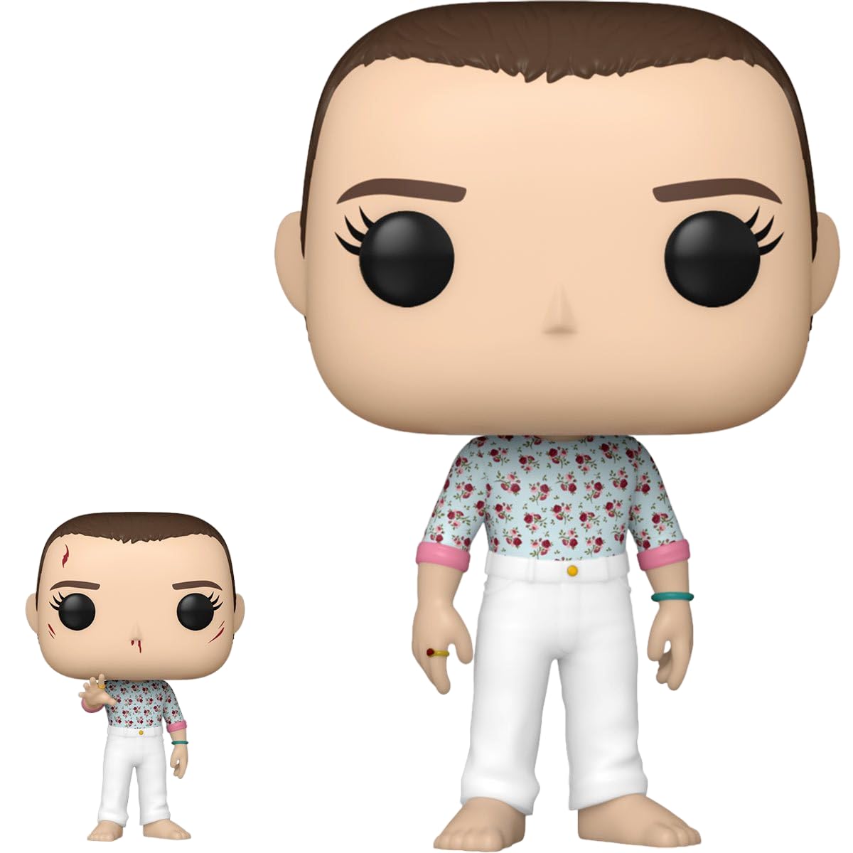Funko Pop! Tv: Stranger Things Season 4 - Finale Eleven Common Bundled With A Byron 'S Attic Protector