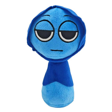 Wehdl Sprunki Plush, 10'' Cute Blue Jevin Plushies Toy For Fans Gift, Soft Stuffed Figuer Doll For Kids Adults, Birthday Christm