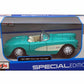 Maisto 1/24 Scale Diecast Model Toy Car - 1957 Chevy Corvette Convertible, Turquoise Special Edition, Model 31275