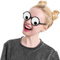Delphinus Googly Eyes Glasses, Funny Googly Eyes Goggles Shaking Party Glasses Toys Novelty Shades Funny Costume Accessories For Party Favor…