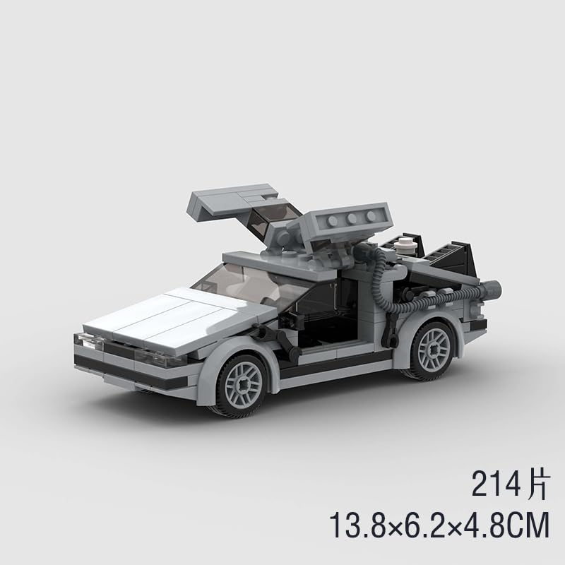 Mikemeng 214Pcs Moc Speed Champions Building Blocks Cars Orange City Sports Racing Vehicle Diy Toys For Children Boy