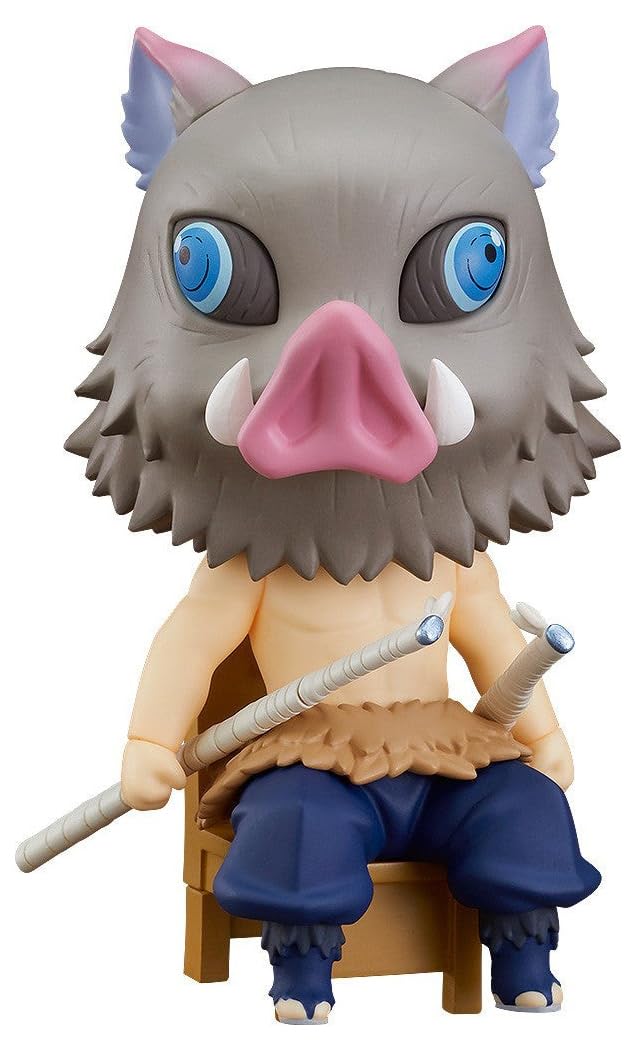 Good Smile Demon Slayer: Kimetsu No Yaiba: Inosuke Hashibira Nendoroid Swacchao! Action Figure, Multicolor