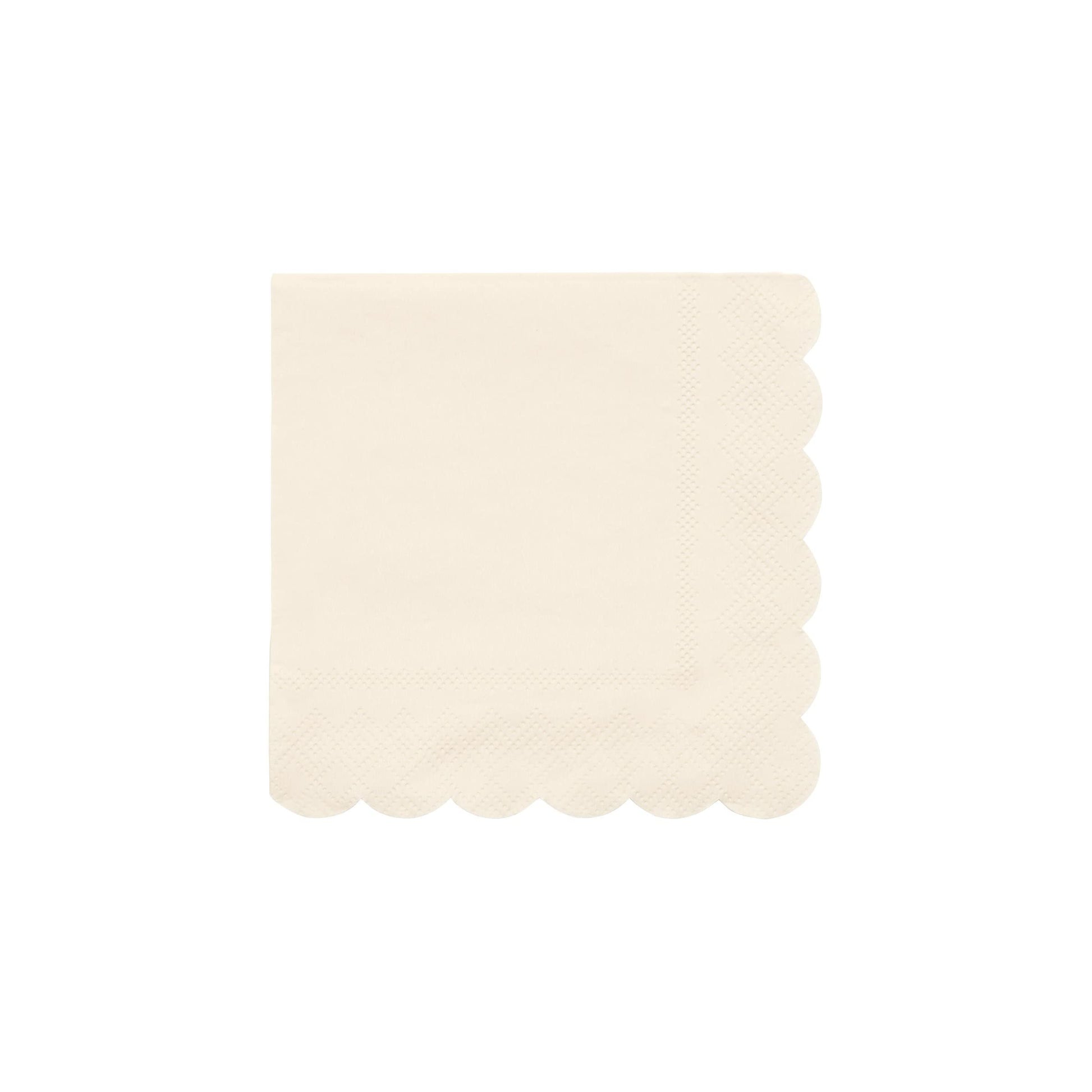 Meri Meri Cream Small Napkins
