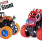 Umadiya Mini Monster Truck Friction Powered Cars Toys, 360 Degree Stunt 4Wd Cars Push Go Truck For Toddlers Kids Gift (Pack Of 2