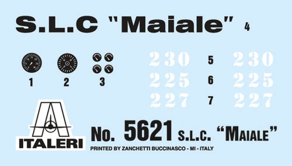 Italeri -5621 S.L.C. Pig with Crew, 1:35 Scale, Model Kit, Plastic Model to Assemble, Multicoloured, IT5621