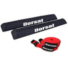 DORSAL Aero Roof Rack Pads with 15 ft Surf Straps for Car Surfboard Kayak SUP Long