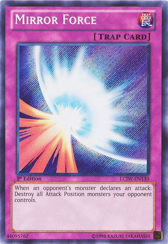 Yu-Gi-Oh! - Mirror Force (Lcjw-En130) - Legendary Collection 4: Joey 'S World - 1St Edition - Secret Rare