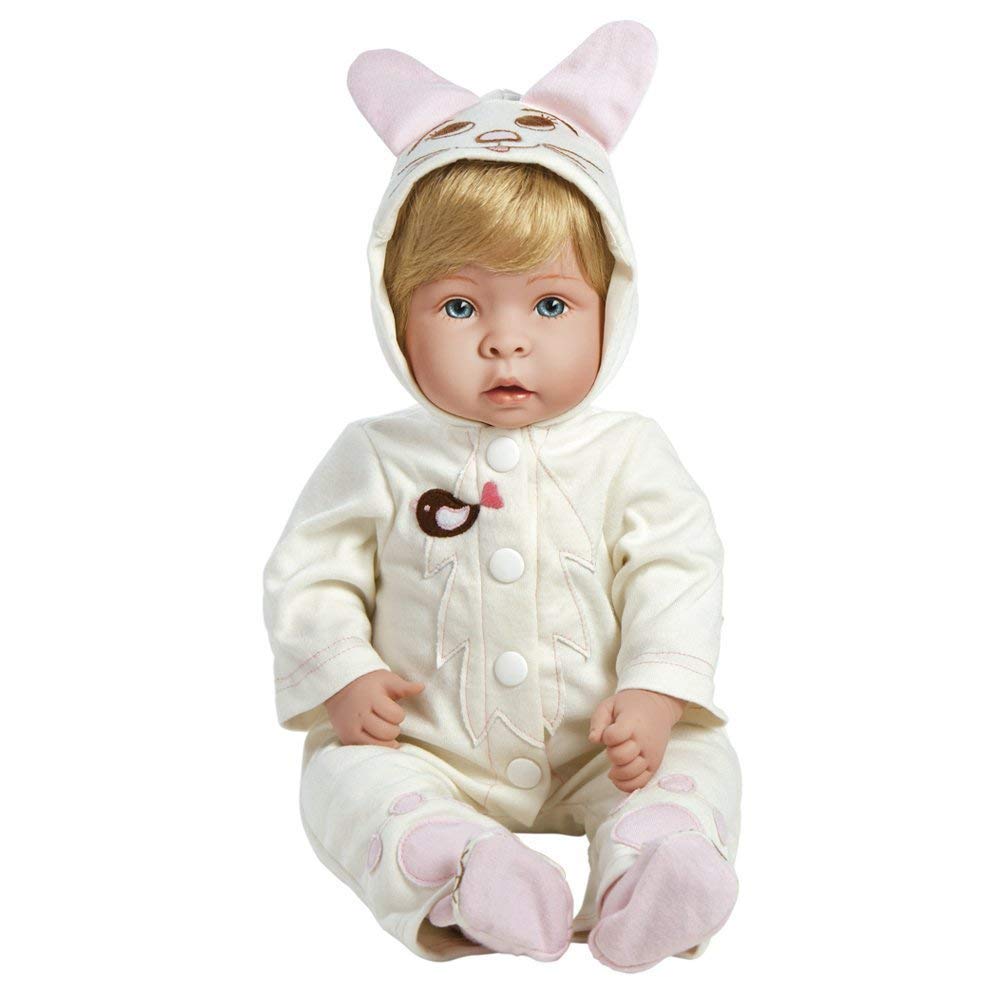 Paradise Galleries Realistic Reborn Baby Doll With Bassinet 9 Piece Gift Set, 17-Inch Birthday Gift For Kids Ages 3 And Up - Mol