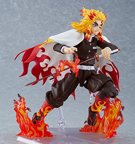 Max Factory Demon Slayer: Kimetsu no Yaiba: Kyojuro Rengoku Figma Action Figure Multicolor