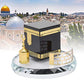 Pssopp Crystal Car Ornament, Islamic Decor - Gilded Kaaba Model Kit, Muslim Crystal Collectible Figurines, Souvenirs & Vehicle D