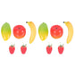 Excluzo 10 Pieces Musical Maracas For Kids Banana Shaker Simulated Fruit Toy Hand Percussion Shakers