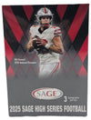 2025 NFL Sage HIGH Series Football Trading Card Blaster Box (3 Autographs Per Trading Card Box)