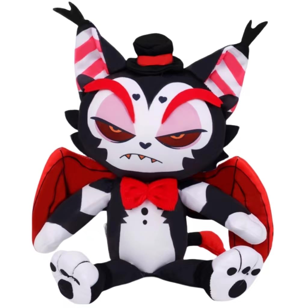 Nultse 2024 Hazbin Hotel Plush Doll, Soft Husk Character Toy for Kids & Adults, Perfect Gift for Cartoon Game Lovers