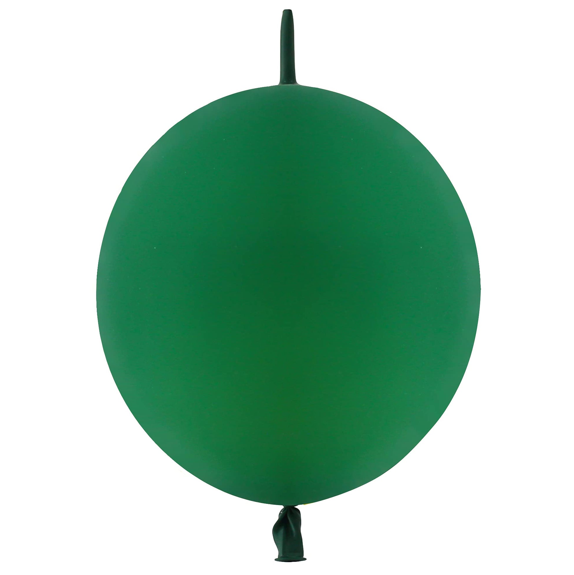 In-Jooyaa 12 Inch Christmas Dark Green Link Balloon 60 Pcs Quick Linkable Balloon For Party Decoration