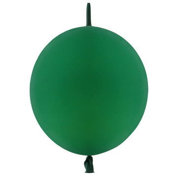 In-Jooyaa 12 Inch Christmas Dark Green Link Balloon 60 Pcs Quick Linkable Balloon For Party Decoration