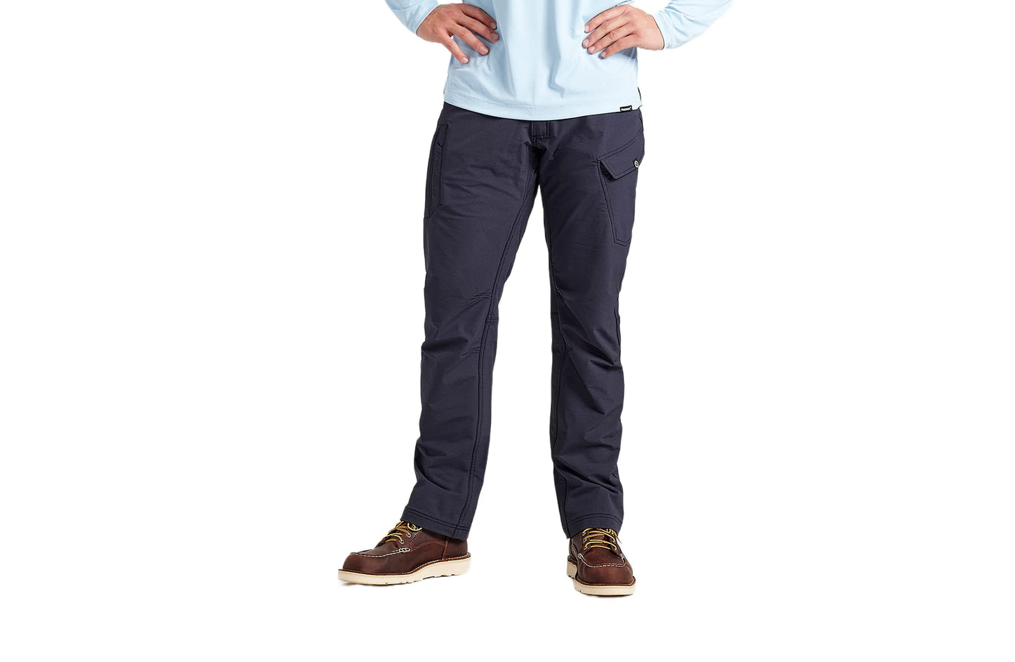 TRUEWERK Mens Work Pants - T2 WerkPant Technical Workwear, 30W X 32L Navy