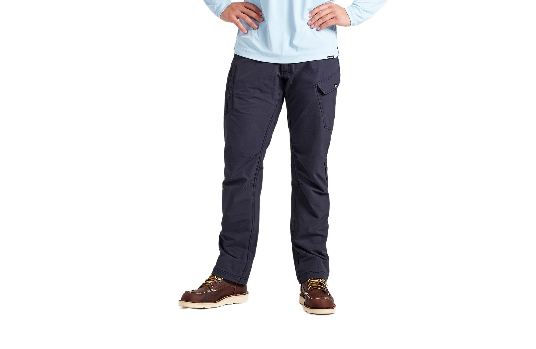 TRUEWERK Mens Work Pants - T2 WerkPant Technical Workwear, 30W X 32L Navy