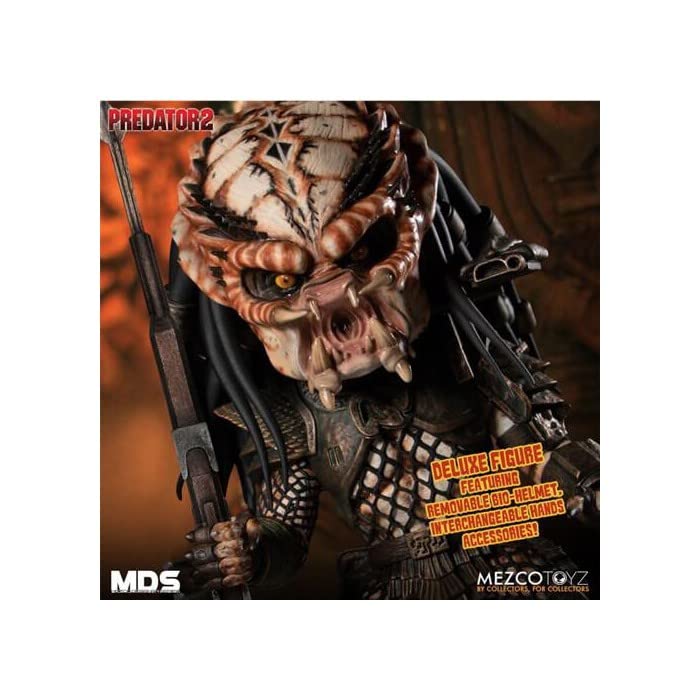 Mezco MDS Predator 2 City Hunter ROTO Figure - 6" Multi-color Plastic Model WC80157