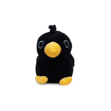 Avocatt Black Crow Plushie Toy - 10 Inches Stuffed Raven Animal Plush - Plushy And Squishy Raven With Soft Fabric And Stuffing -