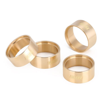 INJORA Brass Internal Beadlock Ring Clamp Ring Fit 1.0'' Wheel Rim for 1/24 RC Crawler Axial SCX24 Upgrade Parts