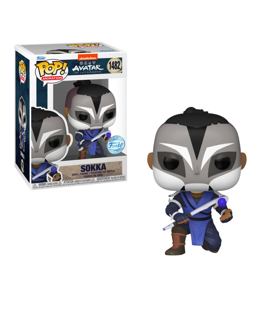 Funko Avatar The Last Airbender Sokka With Warrior Mask Exclusive Pop! Figure 1482