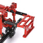 Rzxylrc Aluminum Rear Body Shell Mount Parts For Axial Scx24 C10 1/24 Rc Crawler Upgrades (Red)
