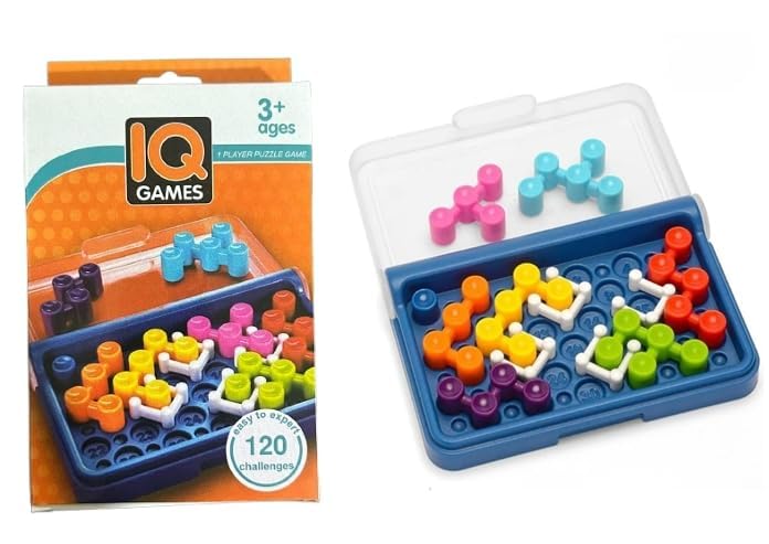 Space Enterprises Skibitoys Iq Blox Teaser Puzzel Challenges Game Travel Friendly Case Skill Buliding Educational Toy For Kids (