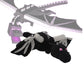 Weddye Pixel-Style Game Basic Plush Character Soft Toy  Video Game-Inspired Collectible Plushies Gifts for Kids & Fans (Ender Dragon)