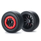 WEFEINO 2Pcs Rear 2.2/3.0'' Drag Racing Wheel Tires for 1:10 22S No-prep Drag Racing RC Car Short Course Slash