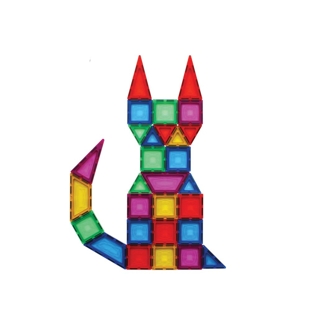 Magsnaps Magnetic Construction Set With 48 Pieces, Stem Learning Toy