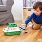 Green Toys Ferry Boat Bathtub Toy, Green/White, 10'X 6.6'X 6.3'