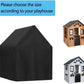 Yolaka Outdoor Cover Fit For Kids Sweetwater Wooden Playhouse L57.1'' X W57.1'' X H63''/48'' All Weather Protector